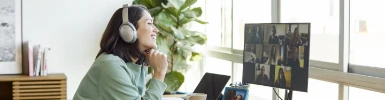 Schmuckgrafik Arbeiten im Homeoffice