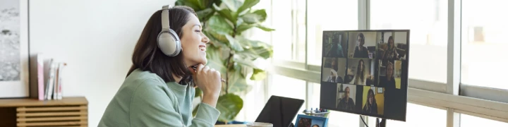 Schmuckgrafik Arbeiten im Homeoffice