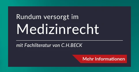 Banner C.H.BECK Literatur Medizinrecht