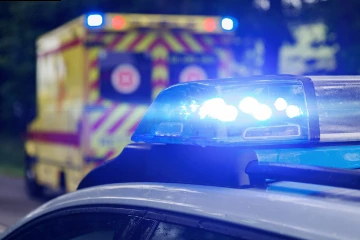 Polizei und Rettungskräfte