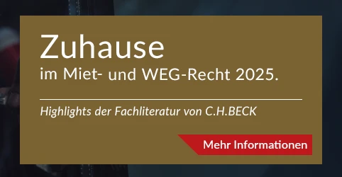 Banner Literatur Miet-WEG-Recht C.H.BECK