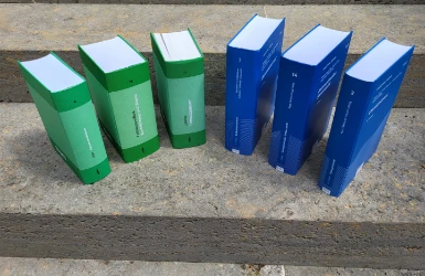 Schmuckgrafik Bücher der Grünen und Blauen Reihe