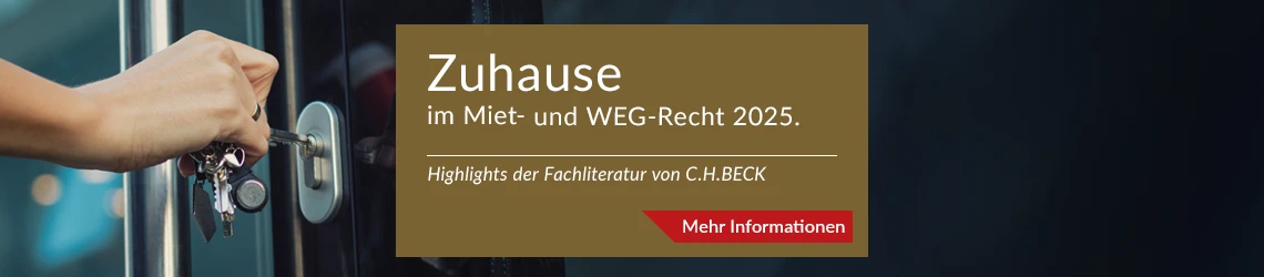 Banner Literatur Miet-WEG-Recht C.H.BECK