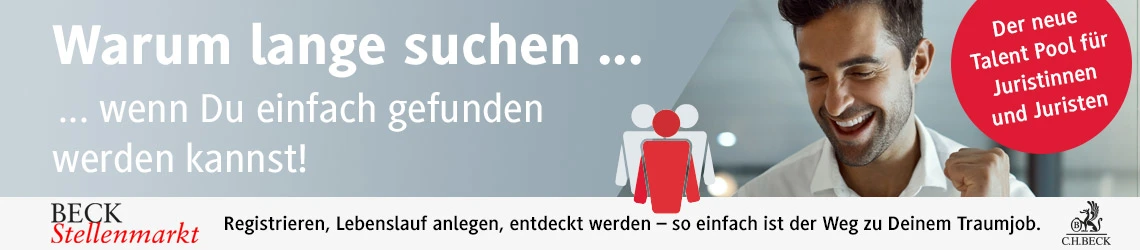 Banner Beck Stellenmarkt