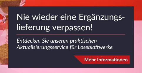Banner Aktualisierungsservice: Keine Ergänzungslieferung mehr verpassen!