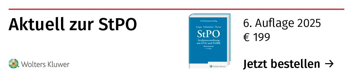 Banner Satzger StPO