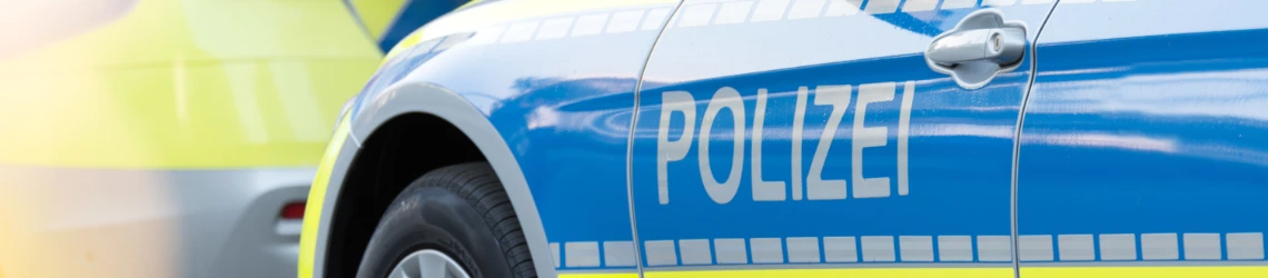 Deutsches Polizeiauto