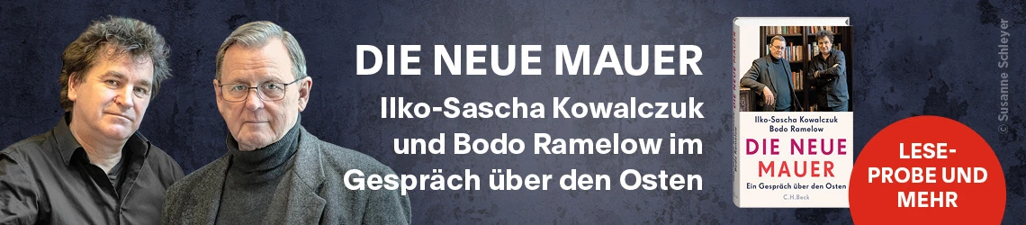 Banner Kowalczuk Ramelow Die neue Mauer