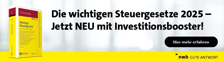 Banner nwb Wichtige Steuergesetze