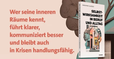 Banner Glaeser Selbstwirksamkeit in Beruf und Alltag