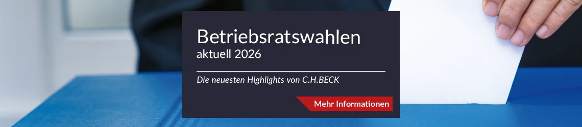 Banner Literatur Betriebsverfassung bei C.H.BECK