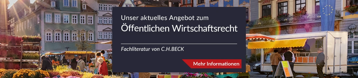 Banner Literatur Öffentliches Wirtschaftsrecht C.H.BECK