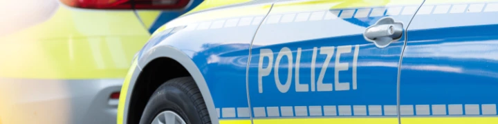 Deutsches Polizeiauto