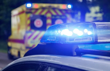 Polizei und Rettungskräfte