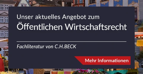 Banner Literatur Öffentliches Wirtschaftsrecht C.H.BECK