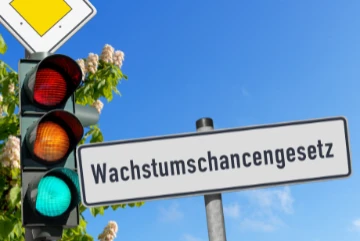 Wachstumschancengesetz Straßenschild