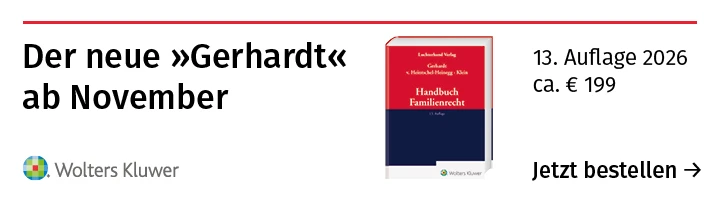 Banner Gerhardt Handbuch Familienrecht