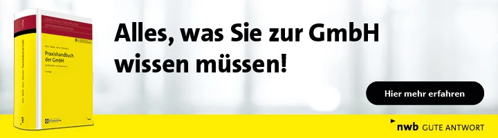 Banner nwb Praxishandbuch der GmbH