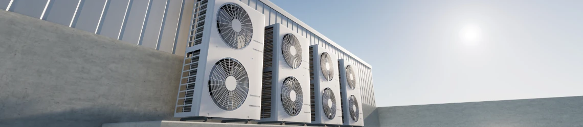 Grafik Kondensatoren auf Dach