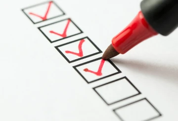 Grafik Stift Checkliste