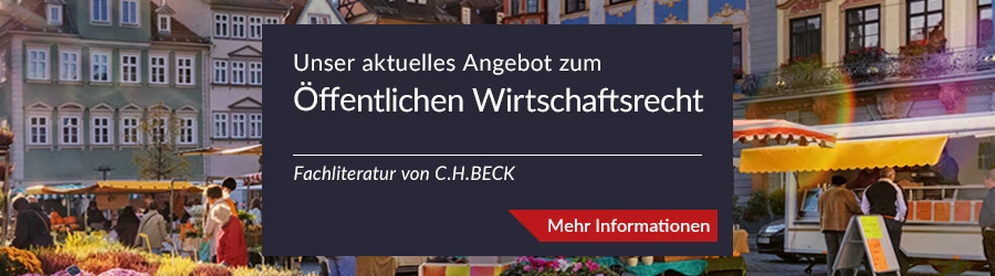 Banner Literatur Öffentliches Wirtschaftsrecht C.H.BECK